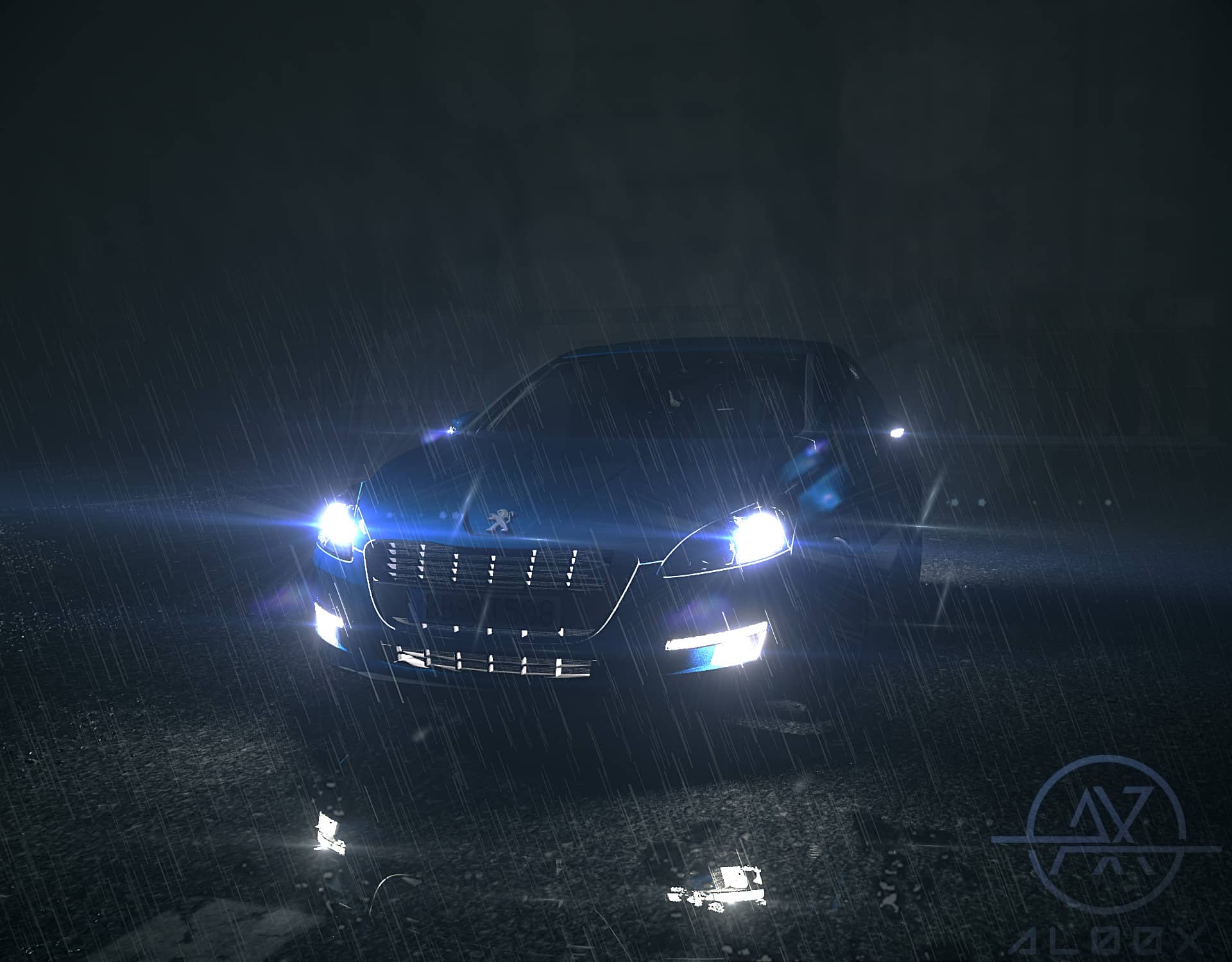 Car & Rain (Peugeot)
