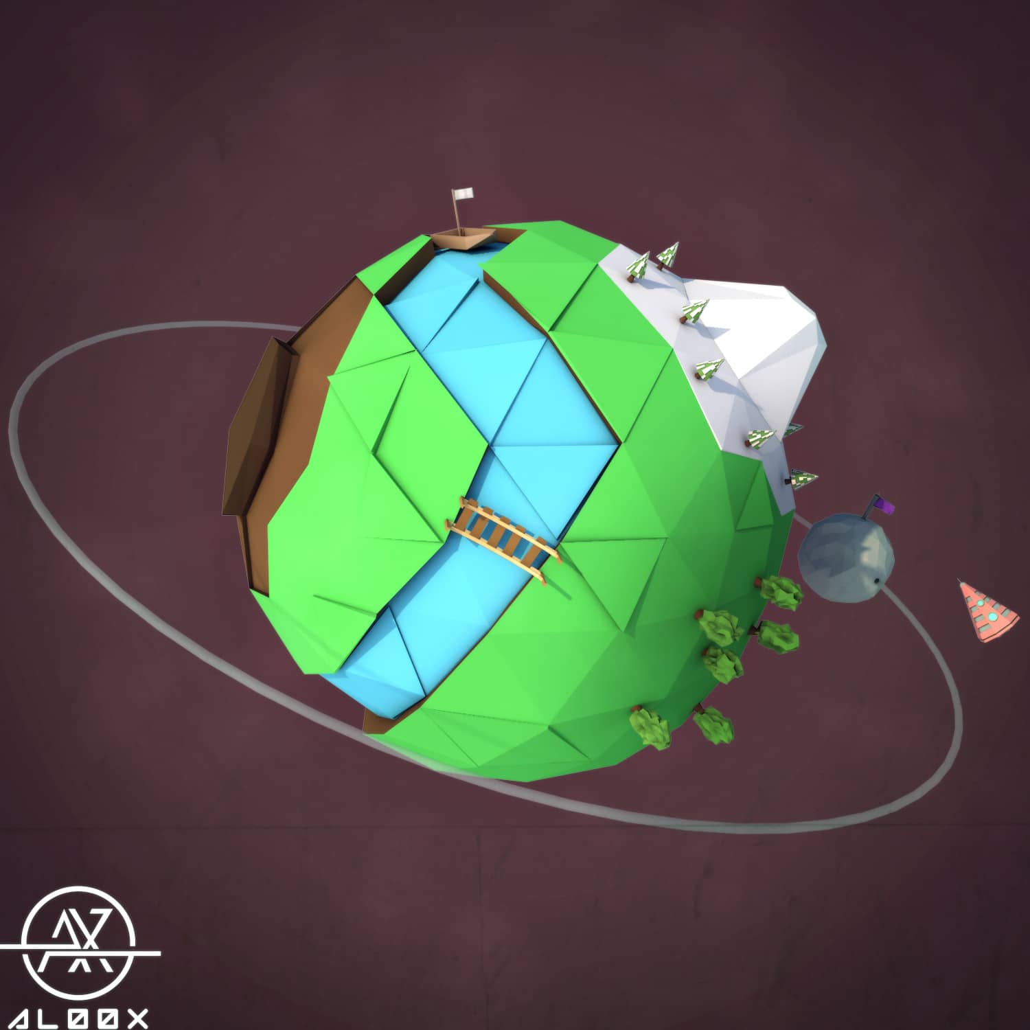 LowPoly Earth