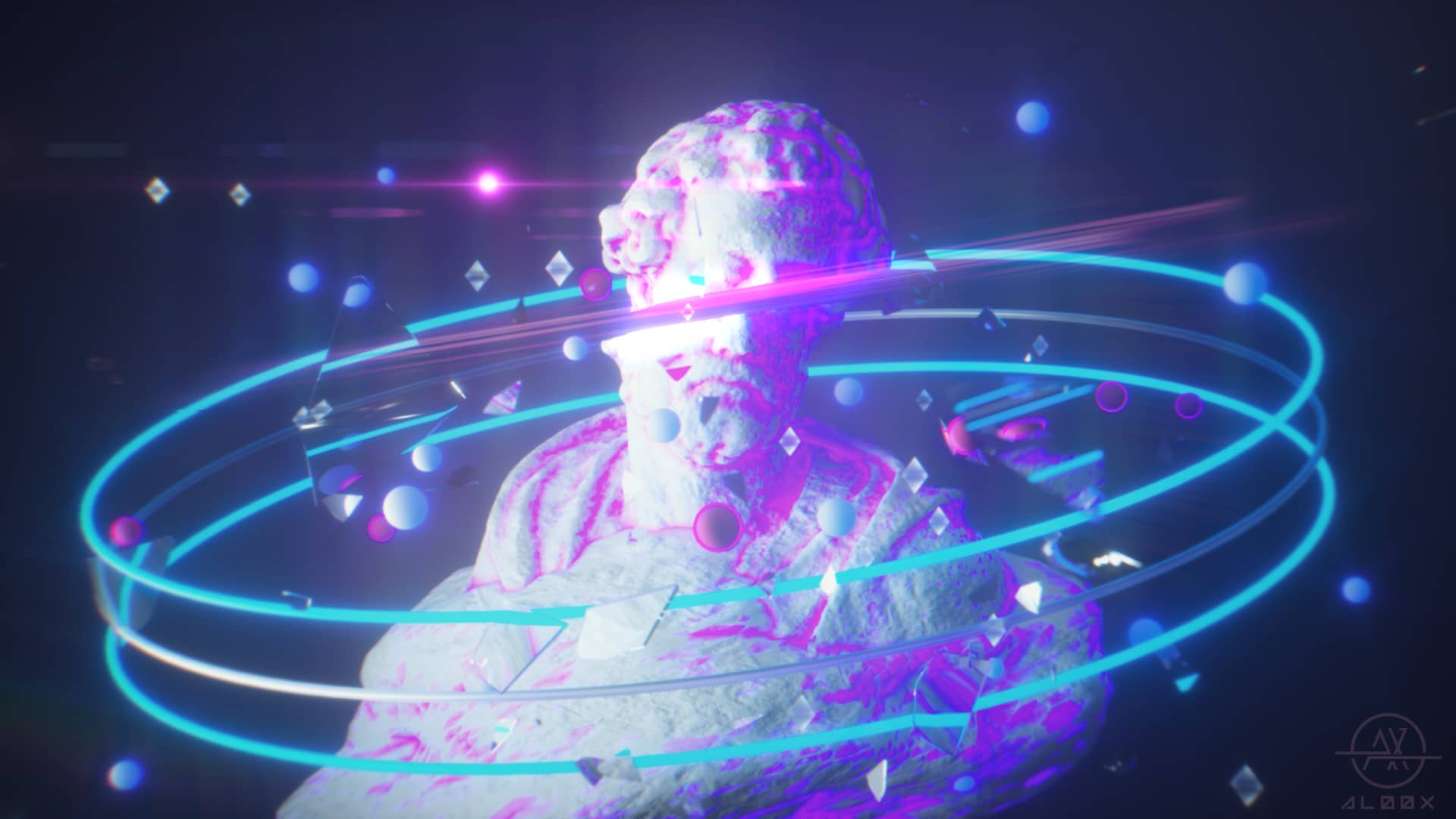 Futuristic Statue