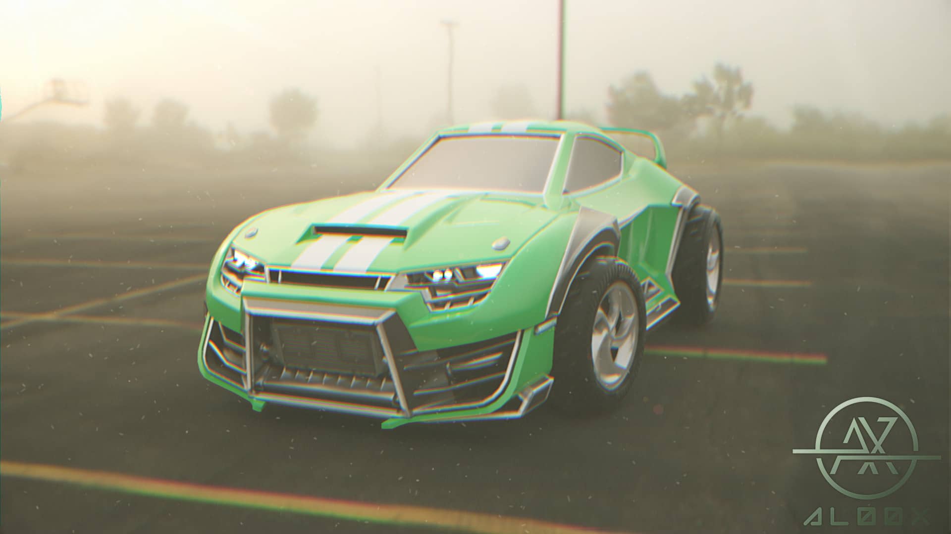 Parked Rocket League Car!
